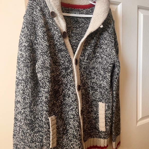 Roots Cabin Shawl Cardigan youth xl 11-12 - Picture 13 of 17